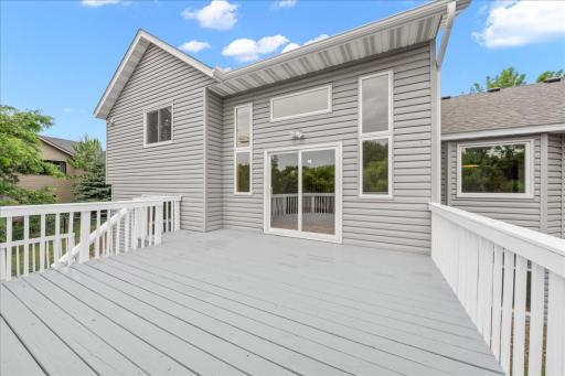 Additional view of Spacious 2 Tier deck off of the Living Room & Family room areas!
