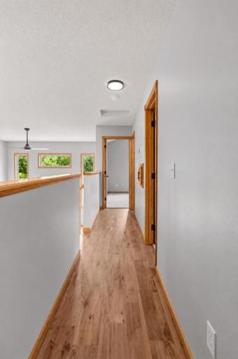 Hallway with view towards Primary Bedroom