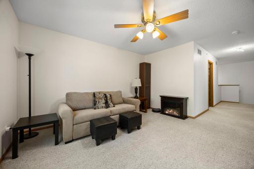 This versatile area can easily serve as a family room, home office, or media space to suit your needs.