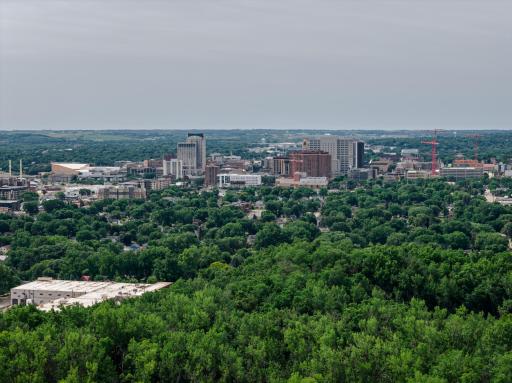 Rochester skyline - Drone view Bldg 12