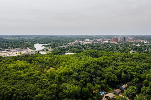 Rochester skyline- Drone view Bldg 12