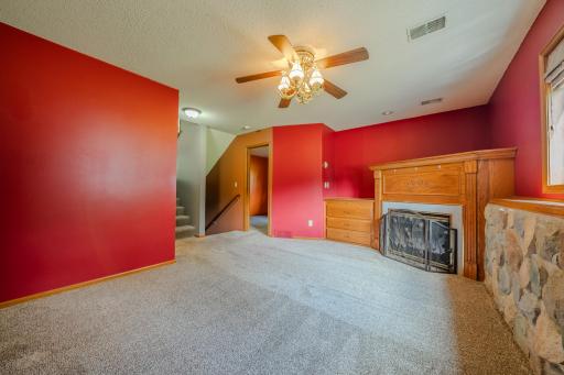 Great room, stairs to main and lower levels