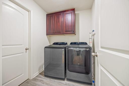 Lower level laundry room. (Washer and Dryer will go with the sellers.)