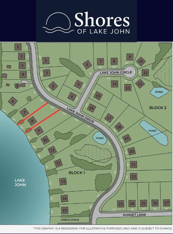 Build your dream home today in the new upscale SHORES OF LAKE JOHN community!