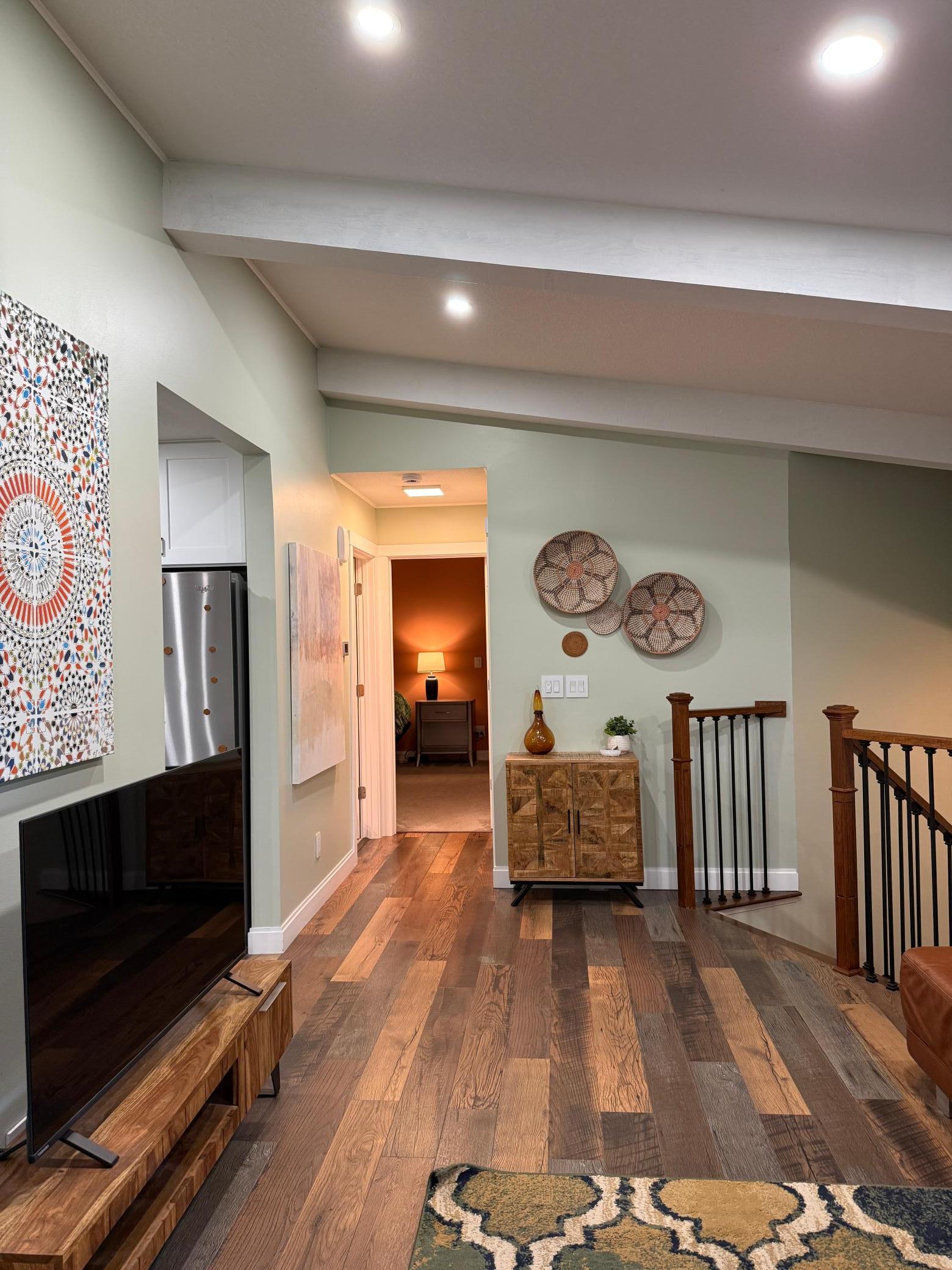 Alternate view toward the primary suite.