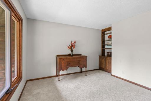Work from home or private office space with built-ins and French doors.