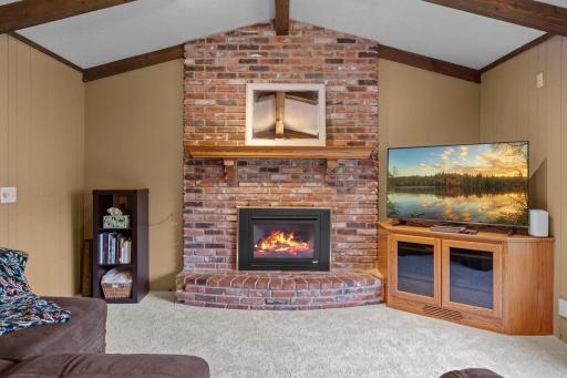 Two cozy, gas fireplaces! First in the main level family room, 2nd in the lower level family room.