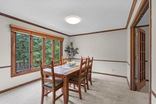 Formal and informal dining options offers flexible options for casual meals or entertaining guests.