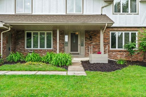 Welcome home! Large front porch and refreshed landscaping.