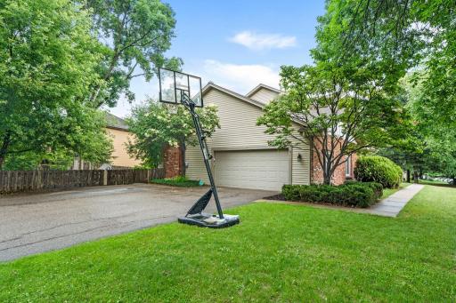 Oversized two car with extra driveway parking options. Fabulous corner lot.