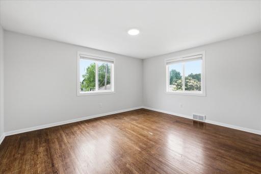 Second bedroom with gorgeous hardwood floors on the upper level!