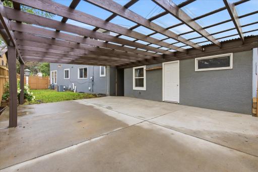 Step outside to your private backyard patio, perfect for relaxing or entertaining!