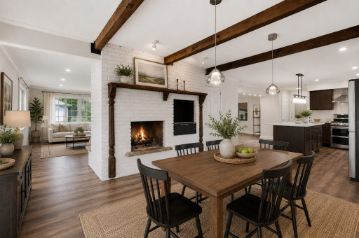 Whether it's a weeknight meal or a holiday feast, this space is designed to bring people together!