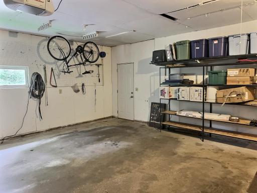 Another angle of the double garage.