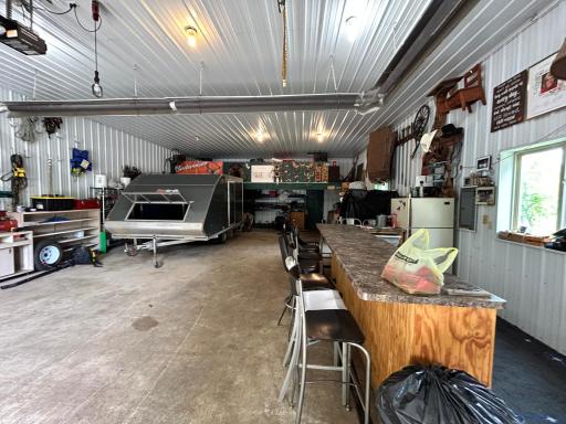 This picture highlights the radiant heat systems for the building.