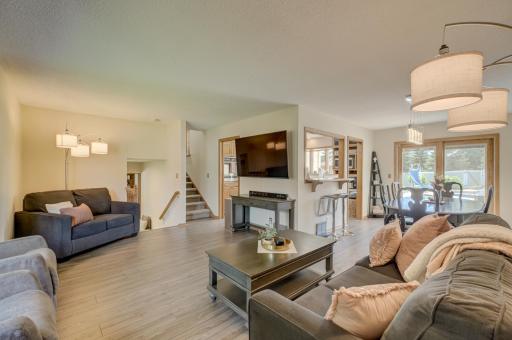 Gather and entertain in the bright and inviting living room filled with natural light!
