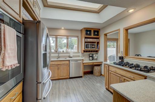 Prepare meals with ease while enjoying ample counter space and modern updates!