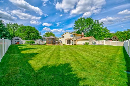 Enjoy endless outdoor possibilities with a spacious corner lot yard!
