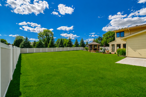 Brand-new sprinkler system helps keep the lawn looking its best all season long!
