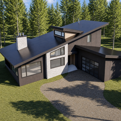 Rendering from a project on a similar site.