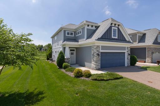 Perfectly nestled in the highly sought-after Whispering Hills neighborhood, this stunning custom-built Hans Hagen Homes and M/I Homes detached villa offers 2,044 square feet of beautifully designed living space with 3 bedrooms, 3 bathrooms