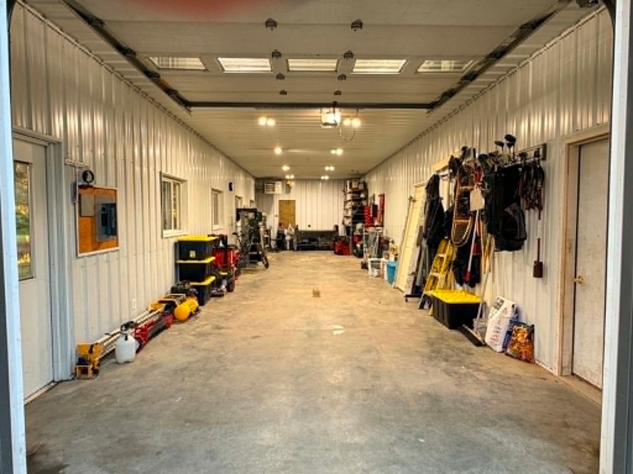 Heated portion of the shop