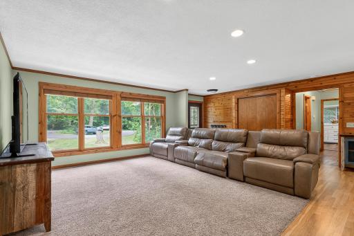 Living room off of kitchen/dining room