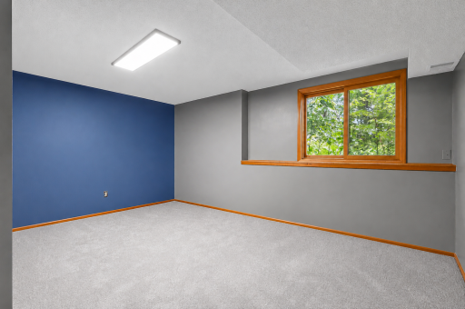 4th bedroom with easement window, virtually enhanced