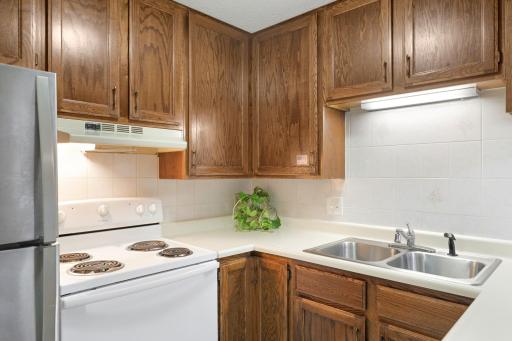 Nice-sized kitchen ready for your personal touch.