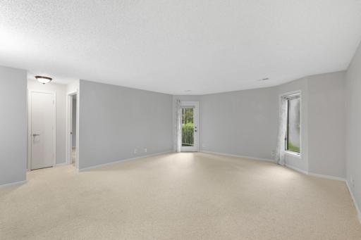 Large living room is excellent for hosting friends & family.