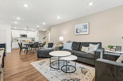 14909 Archdale Lane_Wide open and easy to live in. This main living space flows straight into the dining area.