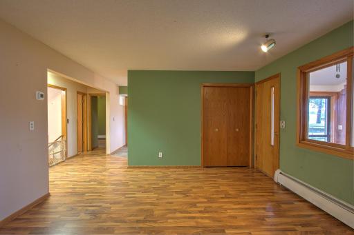 Living Room Looking Towards Hallway and Kitchen