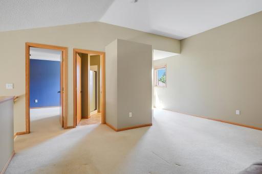 Access to 3/4 bath and bedroom/den suite.