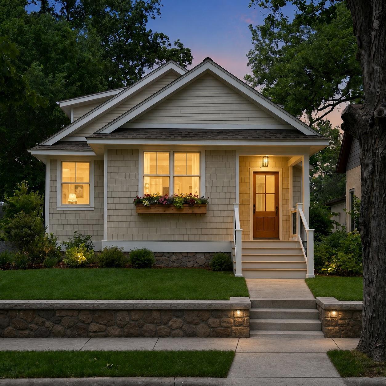 Custom cottage in "Old" White Bear Lake