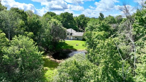 Just a quick peek of what the backyard has to offer as a whole, plenty of privacy, sunlight, and shade all in one package.