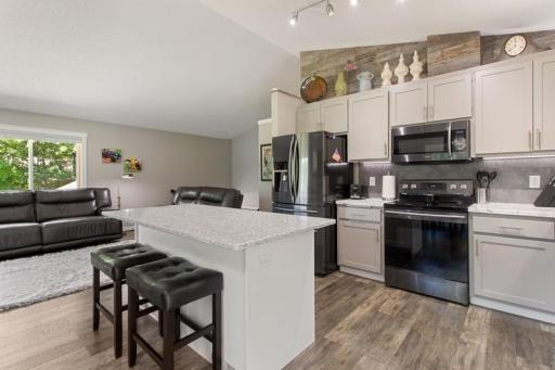 Stainless appliances throughout entire kitchen
