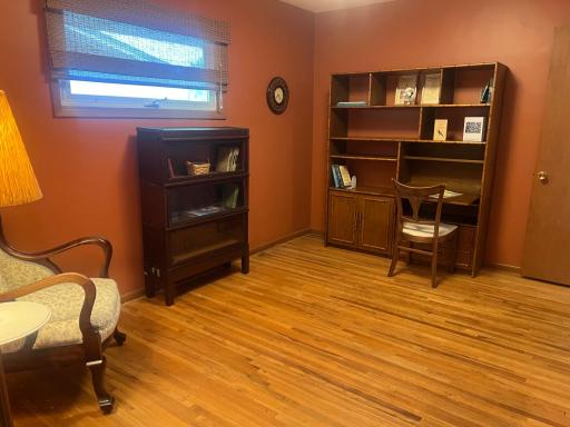 Office/bedrm on main level - hardwood floors