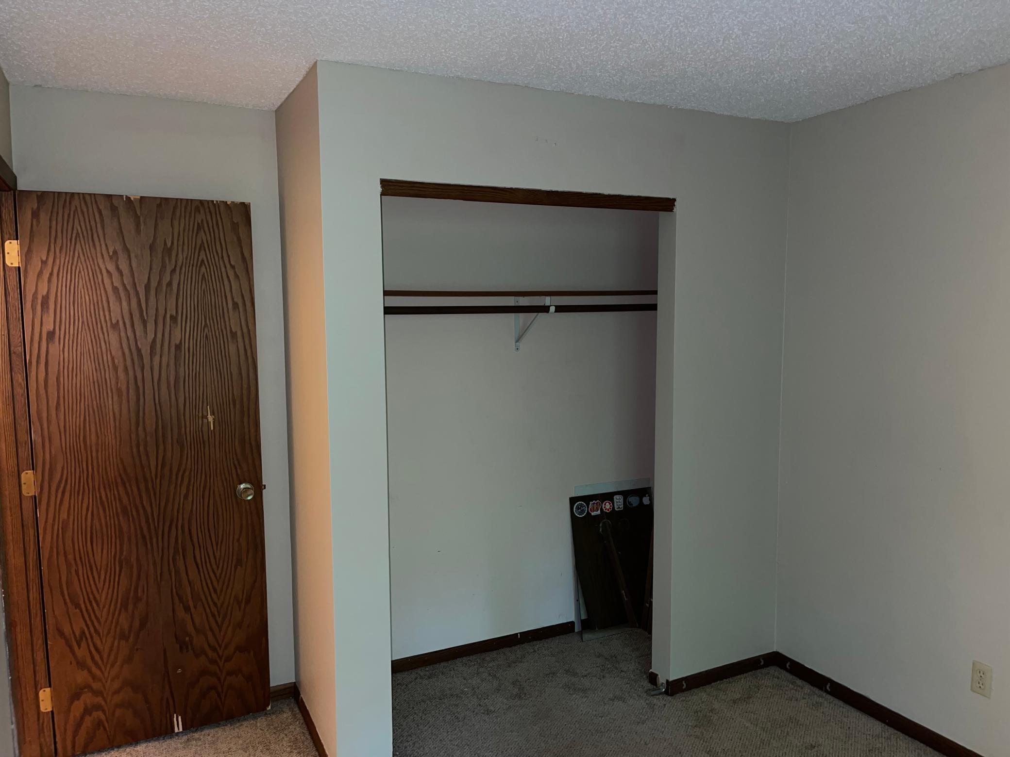 Lots of closet space