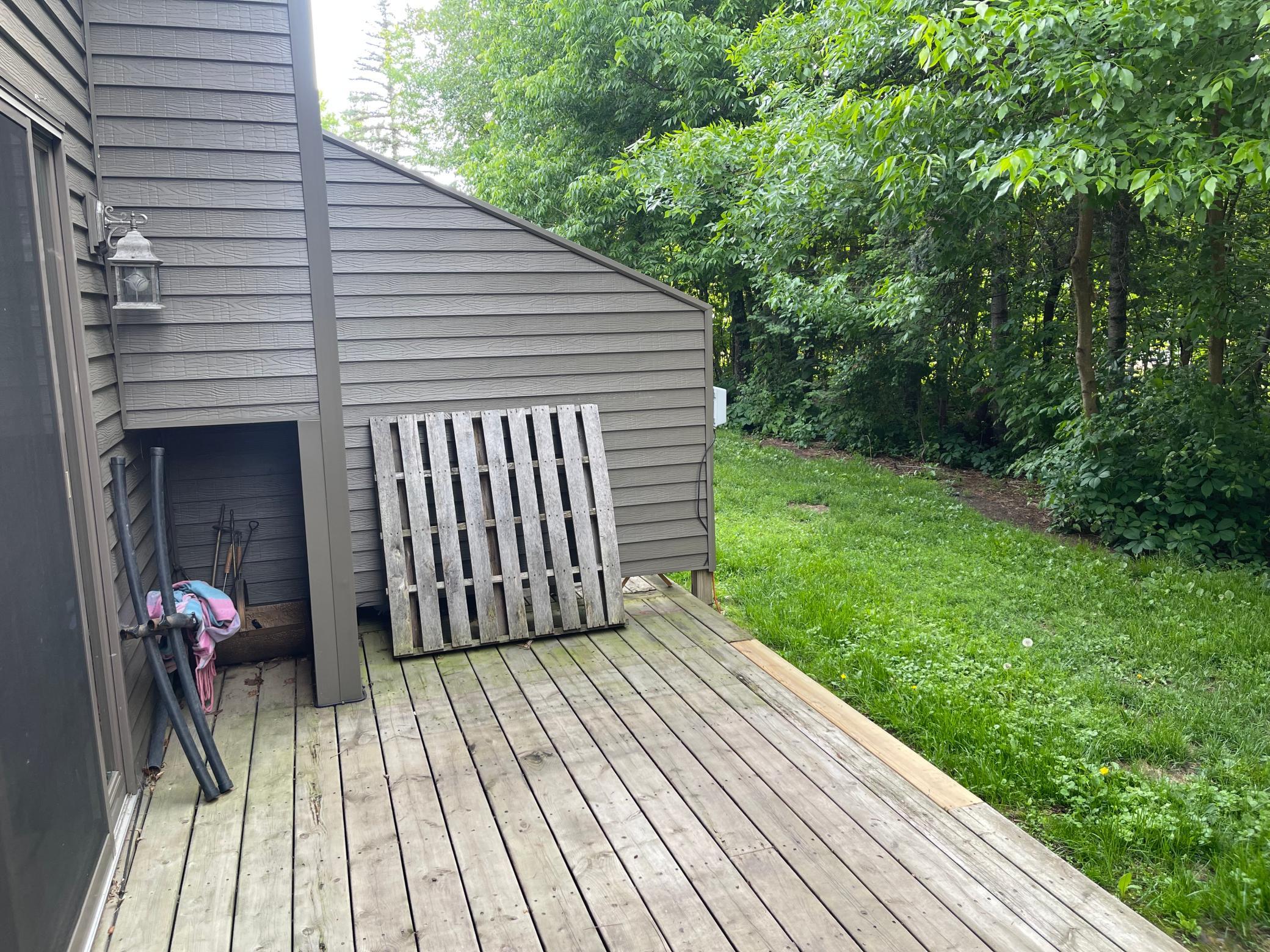 Deck area