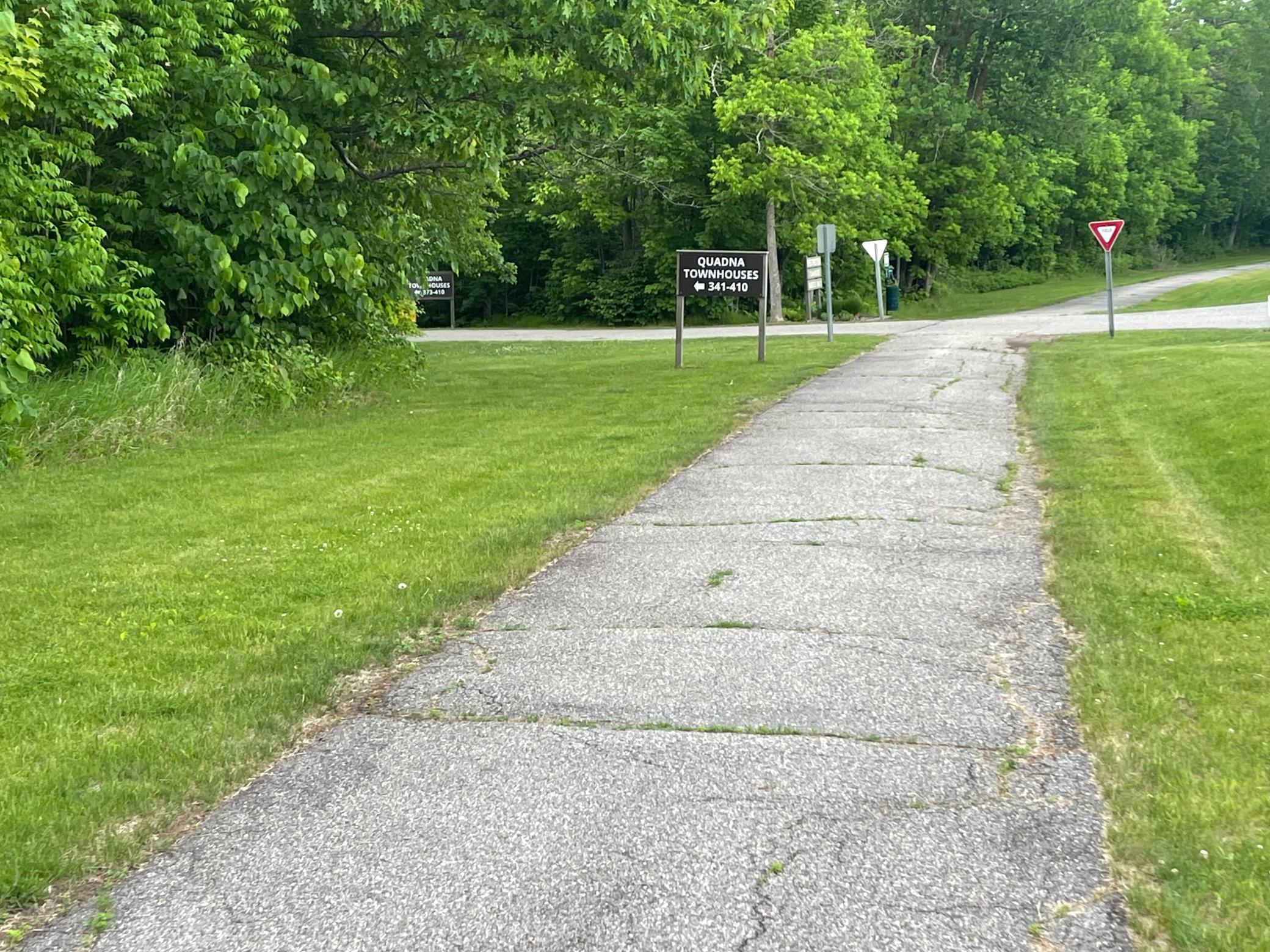 walking/bike path