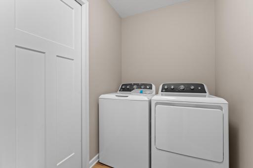 Upper Level Laundry with new washer and dryer