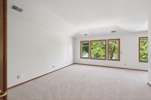 primary suite facing the lake