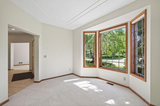 new view of living room or office