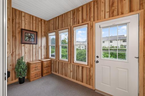 This three-season porch will be your happy place