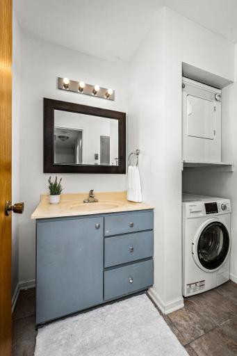 Enjoy the convenience of an in-unit washer and dryer.