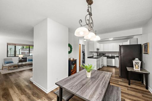 The perfect space for meals, games, or gathering with friends.