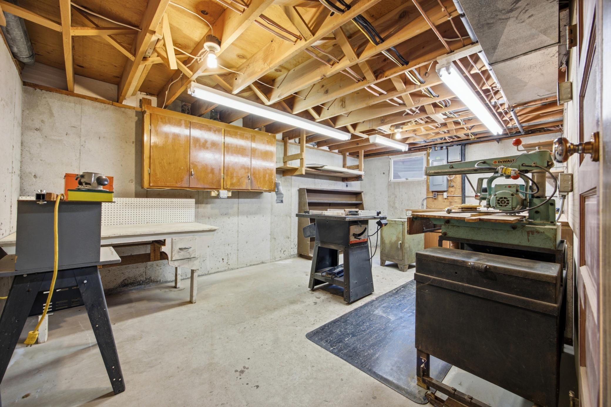 basement woodshop