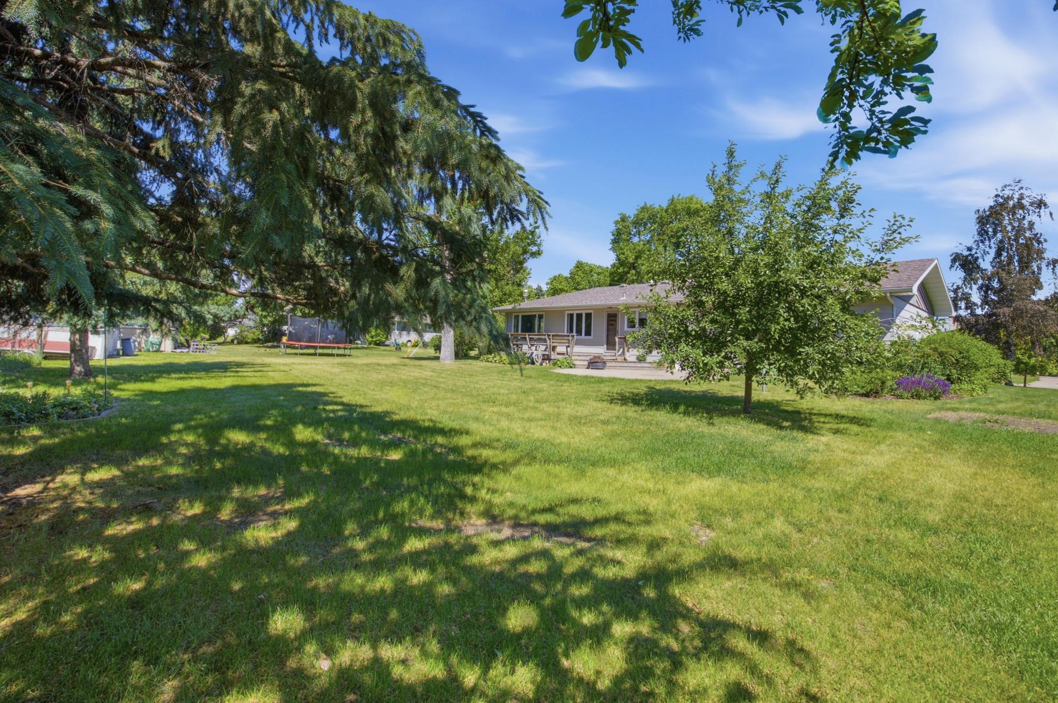 large backyard