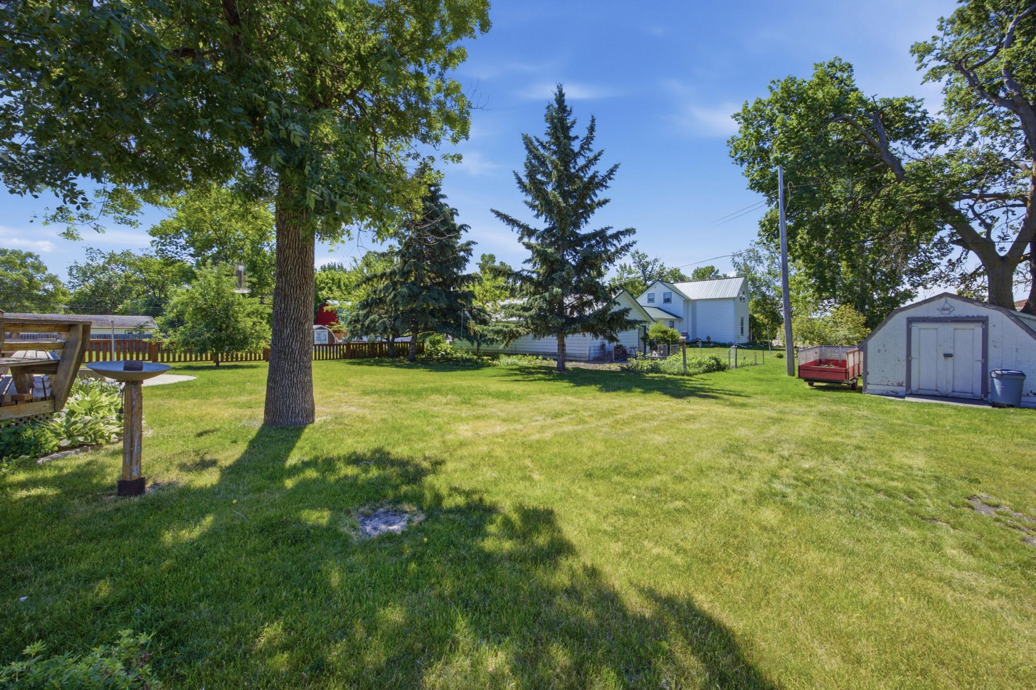 large backyard
