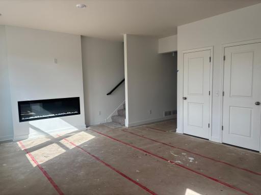 (Photo is of the actual home in progress.)